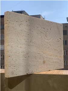 Cut-Calibrated Travertine Tiles, Classic Light Travertine